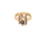 Thin Duo Rings - HIBA JABER